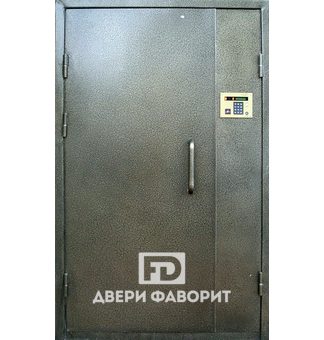 Дверь металлическая с домофоном в подъезд