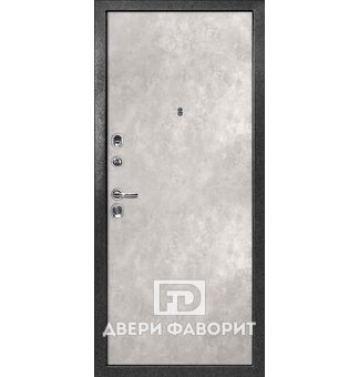 недорогая металлическая дверь с порошковым покрытием и МДФ