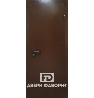 Дверь в квартиру с отделкой порошок + МДФ
