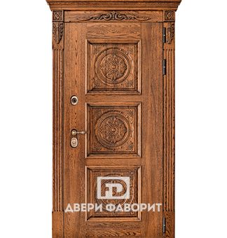 металлическая дверь в квартиру с отделкой винорит