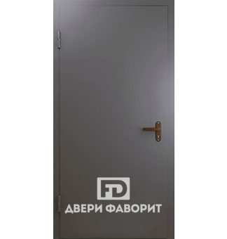 Железная дверь в загородный дом (цинкогрунт) - МД-235