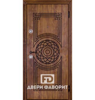 Стальная дверь с отделкой винорит