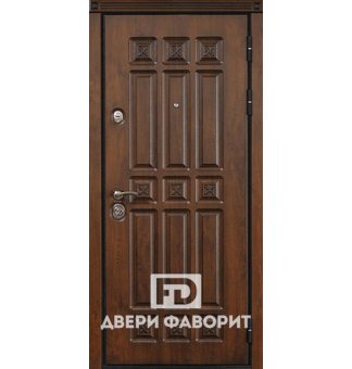 Металлическая входная дверь с отделкой винорит, два замка