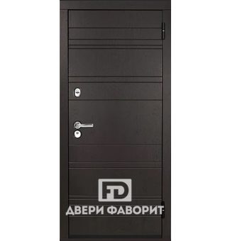 Дверь для улицы с панелью МДФ