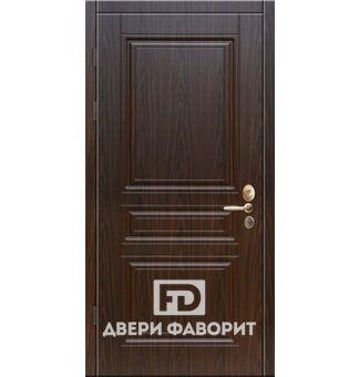 Уличная стальная дверь с покрытием винорит