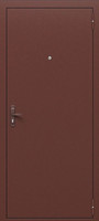 миниатюра - недорогая дверь с отделкой цинкогрунт и одним замком - МД-1733 - cnk012